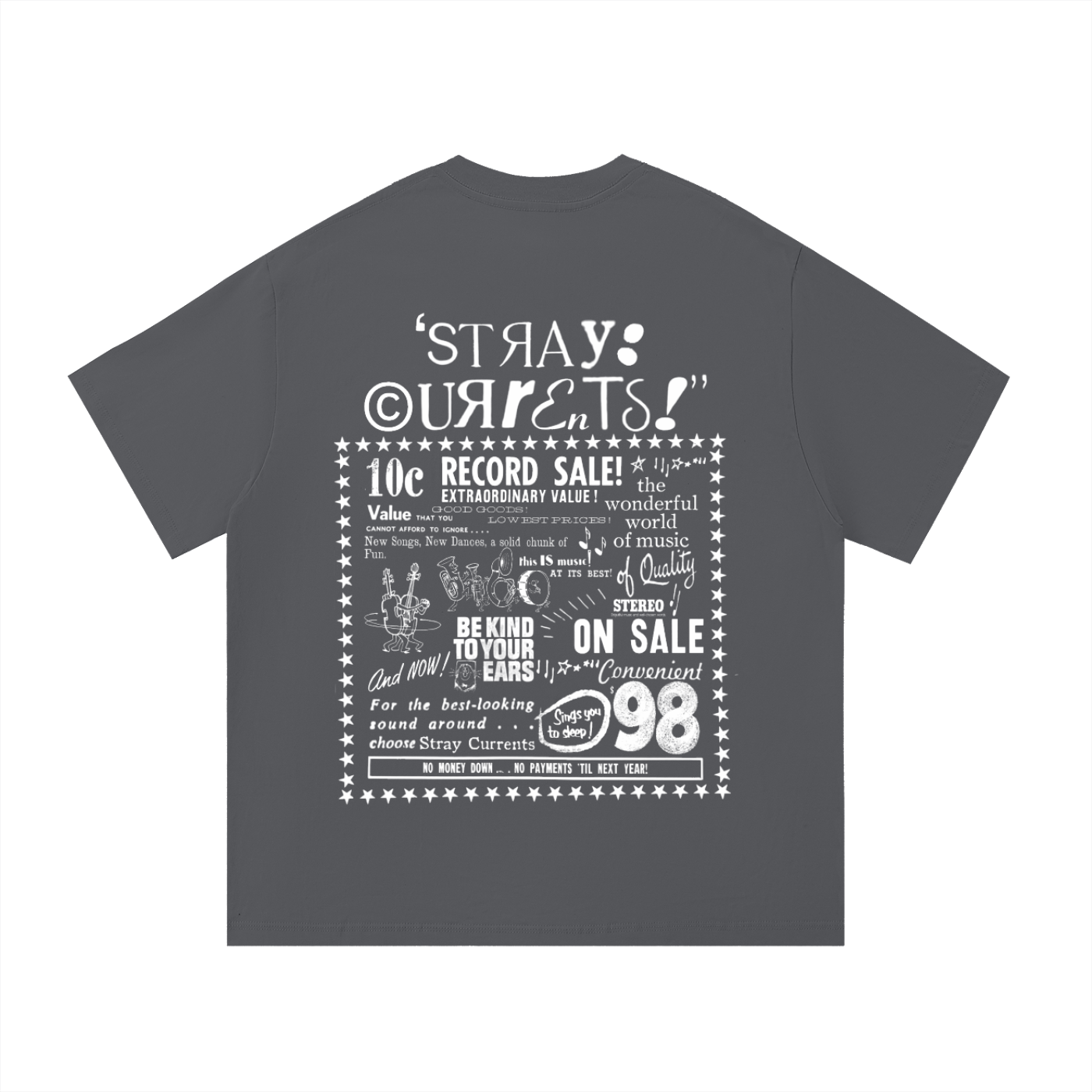 Stray Currents Newspaper T-Shirt