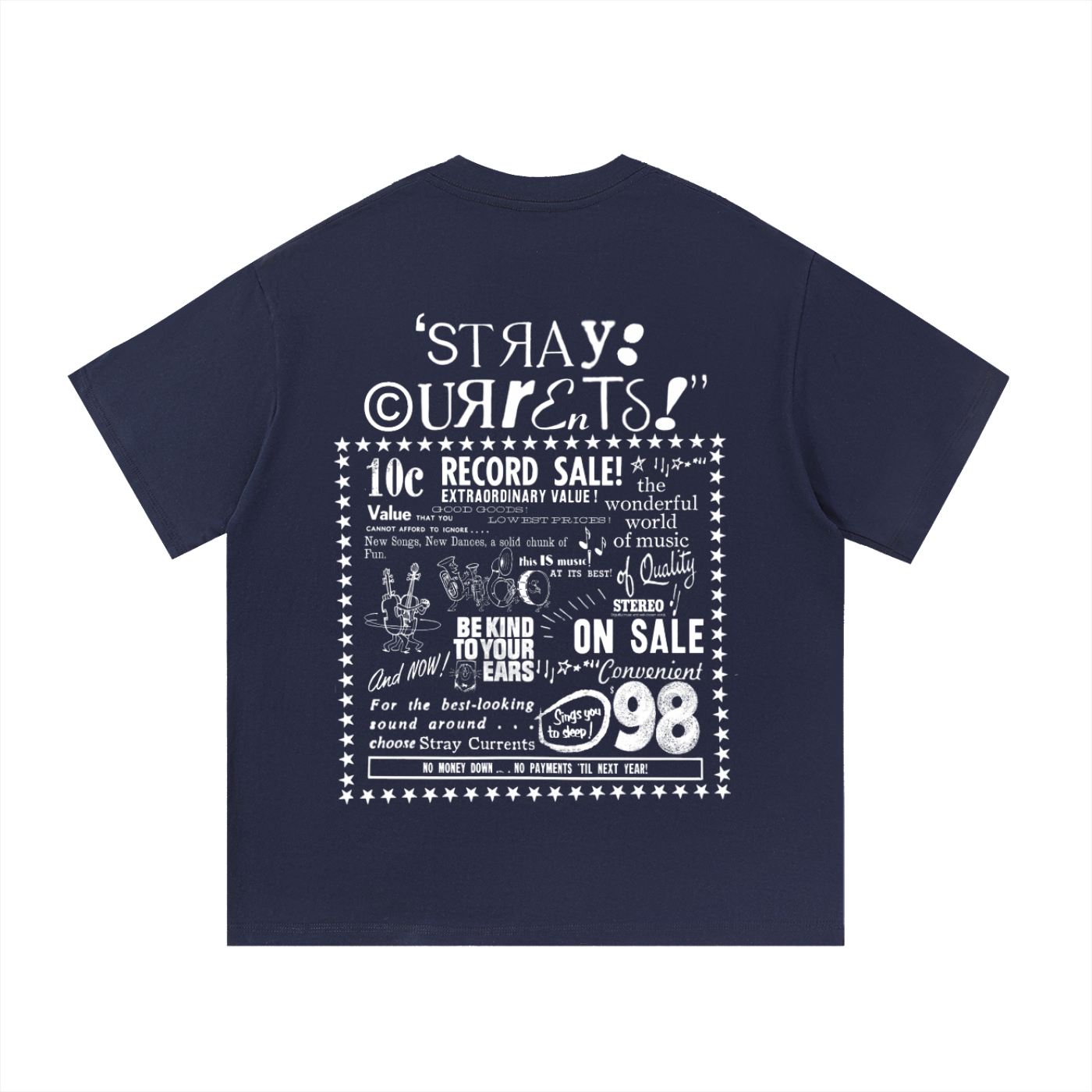 Stray Currents Newspaper T-Shirt
